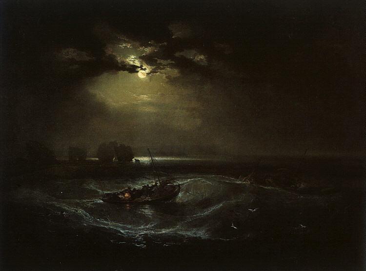 Joseph Mallord William Turner Fishermen at Sea  (The Cholmeley Sea Piece)